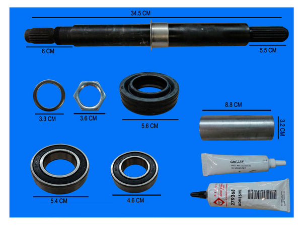 KIT TRANSMISION LAV. WHIRLPOOL KABRIO #W10435302