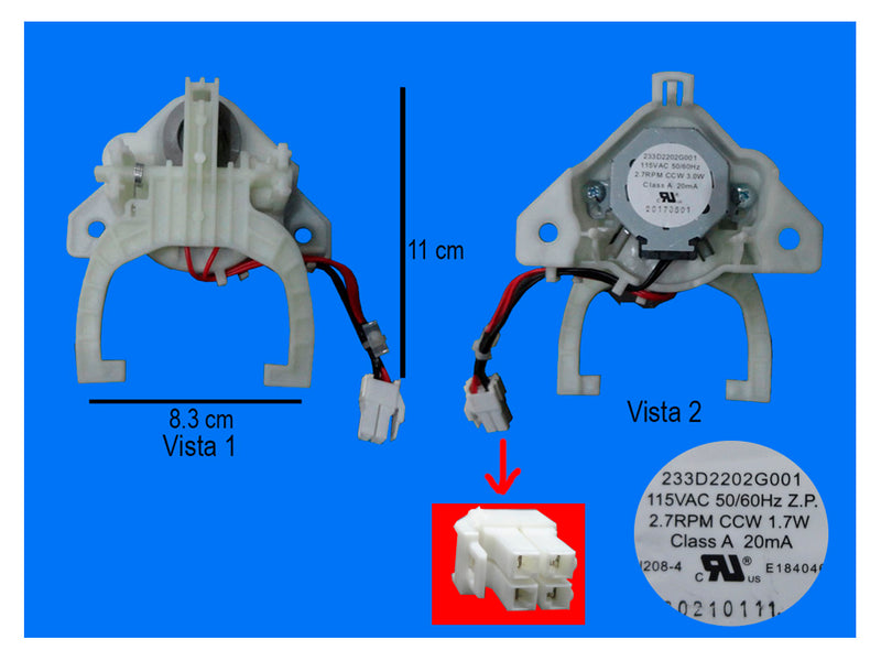 ACTUADOR CAMBIADOR 115 V KRAKEN 233D2202G001