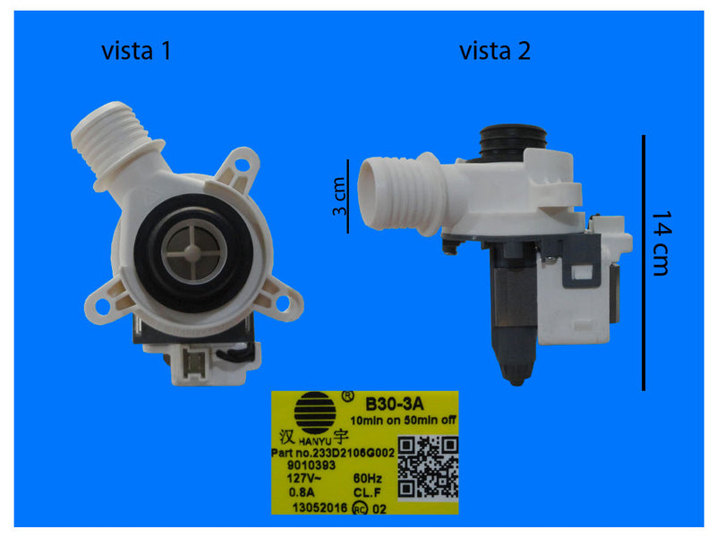 BOMBA LAV. KRAKEN ORIGINAL 233D2106G002