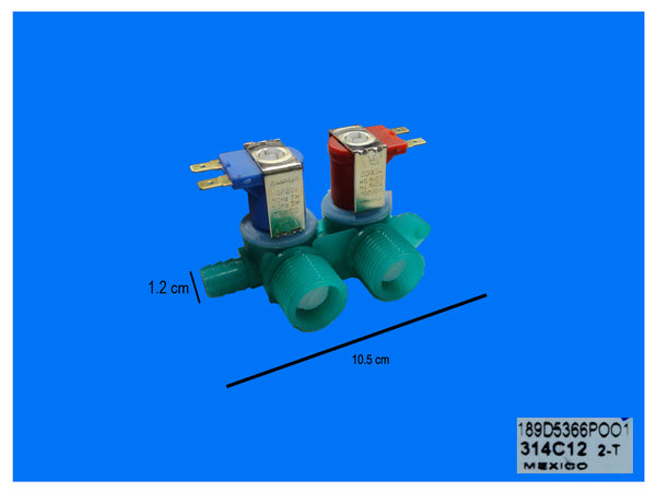 ELECTROVALVULA CENTRO DE LAVADO DOBLE 189D5366P001