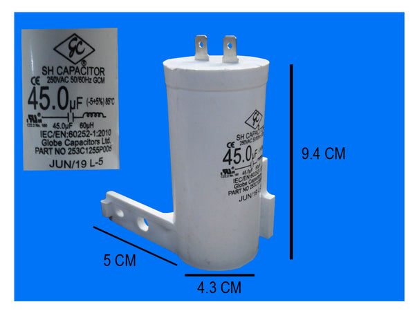 XLAV001 CAPACITOR 45 MFD