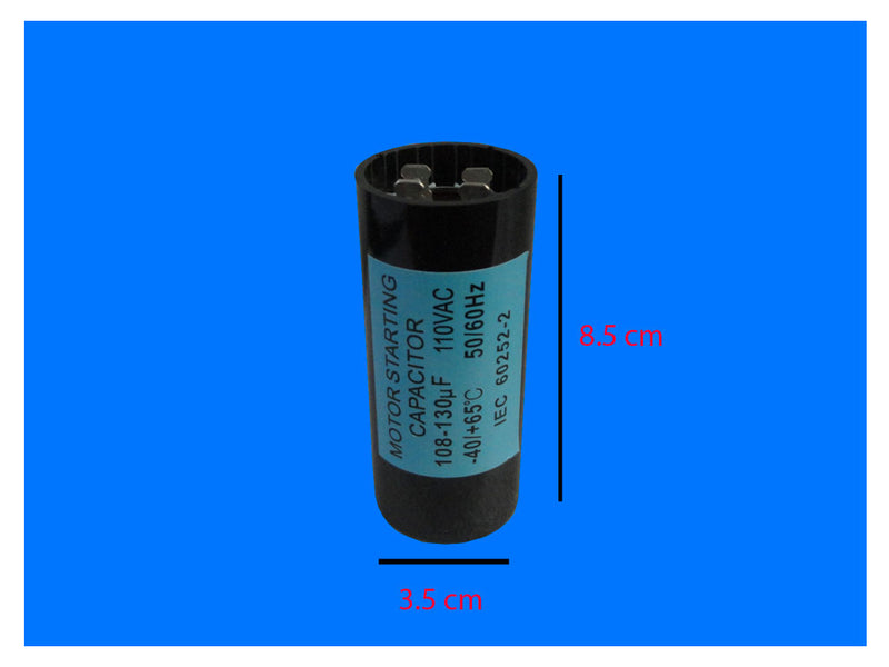 CAPACITOR ARRANQUE 108-130 MFD