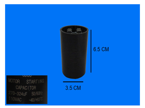 CAPACITOR ARRANQUE 270-324 MFD