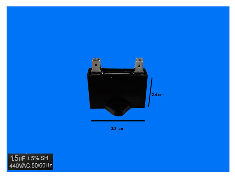 XREF130 CAPACITOR CLIMA 1.5 MFD 440 VAC