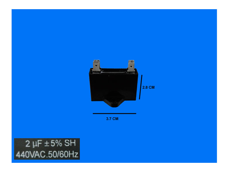 XREF131 CAPACITOR CLIMA 2 MFD 440 VAC