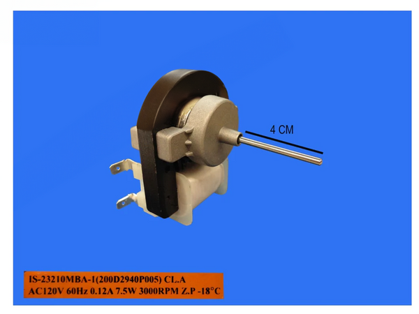 XREF188 MOTOR ESQUELETO FLECHA LARGA 3000 RPM