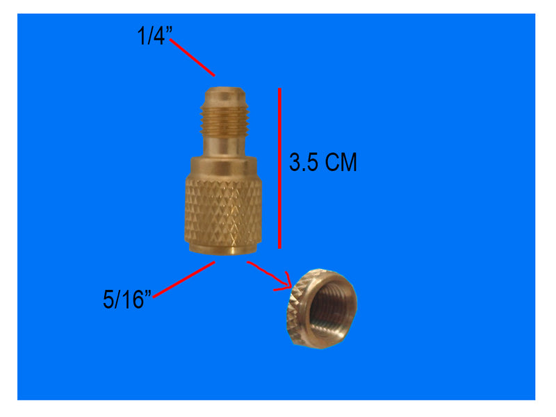 XREF423 ADAPTADOR RAPIDO  CARGA DE GAS R-410 RECTO